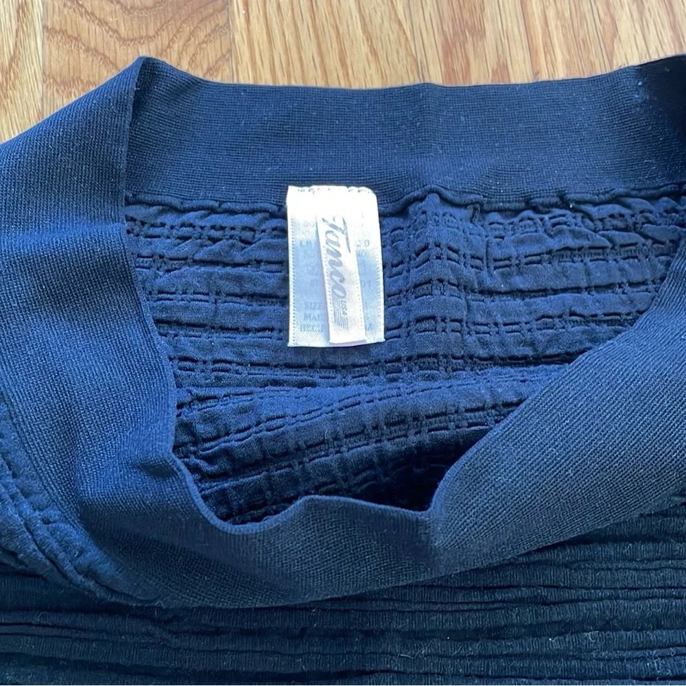 Tanco Stretch Fit Black Mini Skirt - Picture 5 of 12